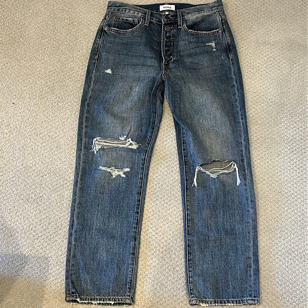 PISTOLA Straight Leg Denim
